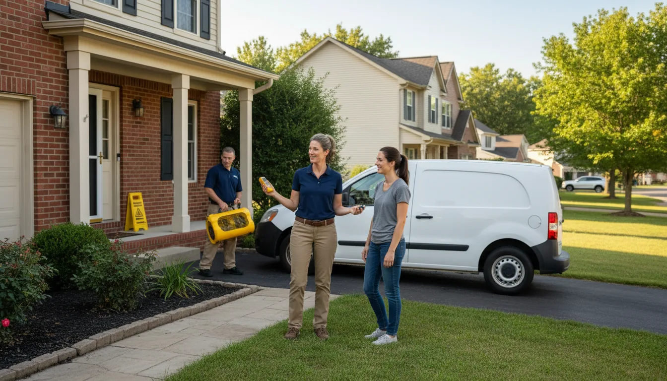 Water restoration image for Home Water Damage Repair in Esmond, ND
